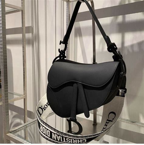 saddle dior bag black|authentic christian dior saddle bag.